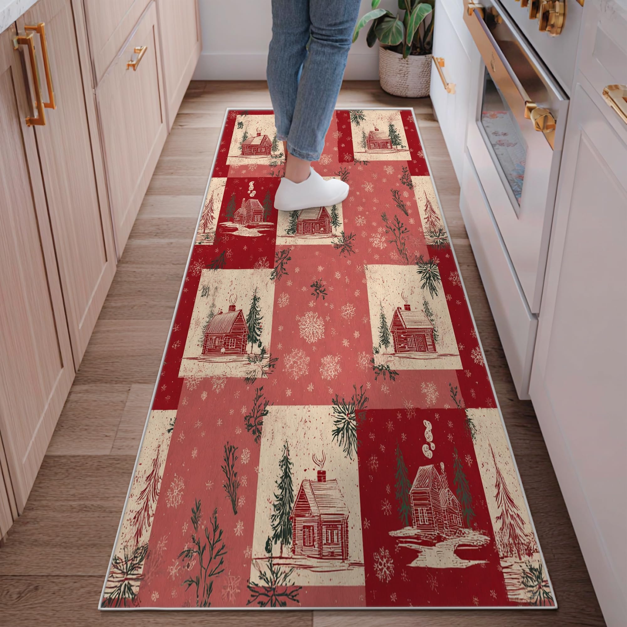 Tapis de couloir résistant aux taches pour protéger l'entrée et la cuisine