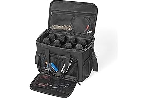 Microphone Carrying Case for 8 Wireless Mics with Foam