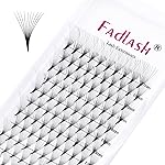 Premade Fans Eyelash Extensions 10D 0.07 C Curl Black Pointed Base Middle Stem Volume Lashes Natural Lash Fans Premade (10D-0.07C, 9-17mm)