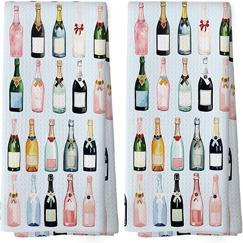 Miniatura 12 de Accesorios para carrito de bar, toallas de cocina, decoración de carrito de bar, accesorios de champán, decoración de baño, regalos de anfitriona