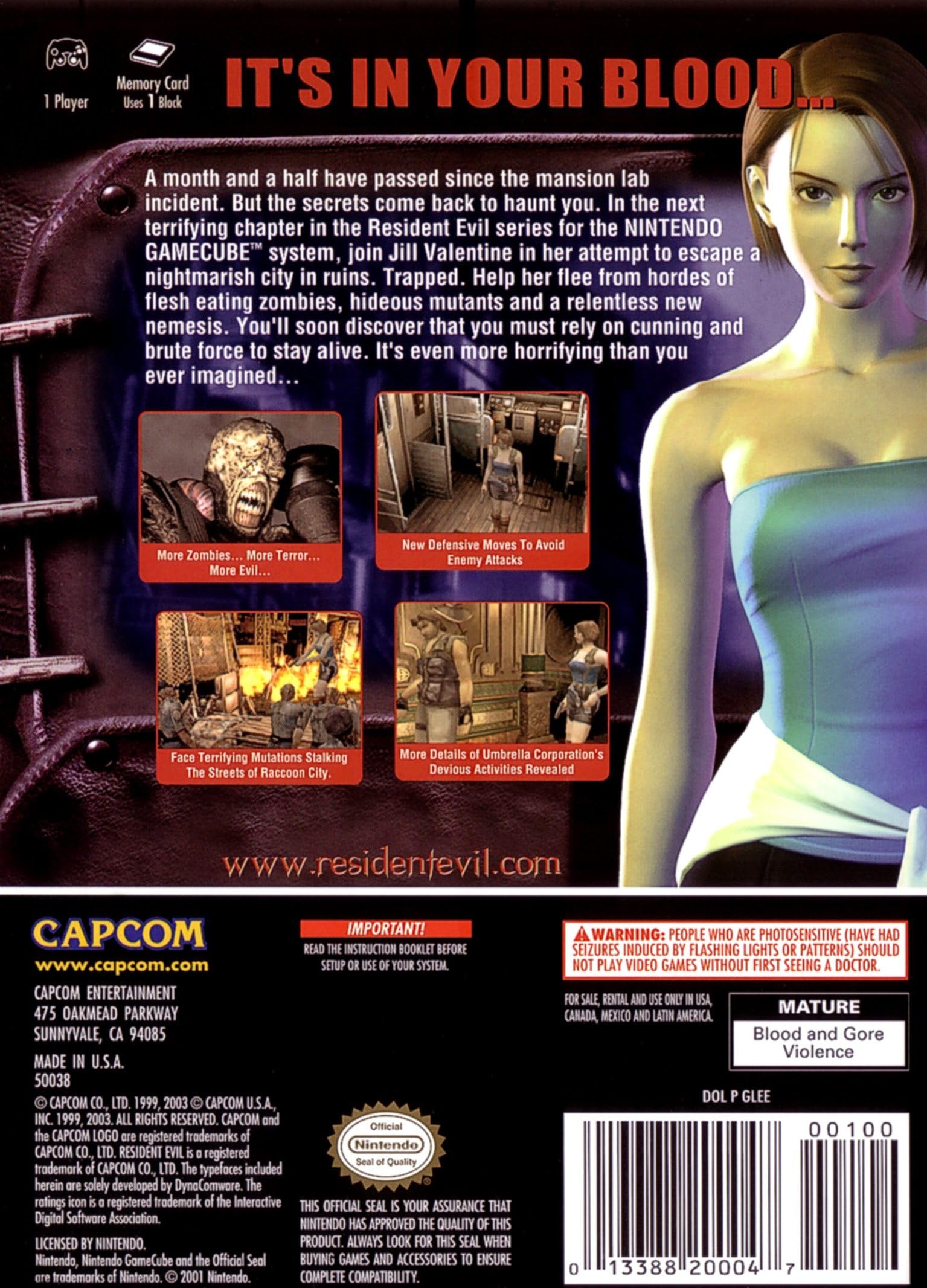 Resident Evil 3: Nemesis - Gamecube (Renewed): Nintendo GameCube