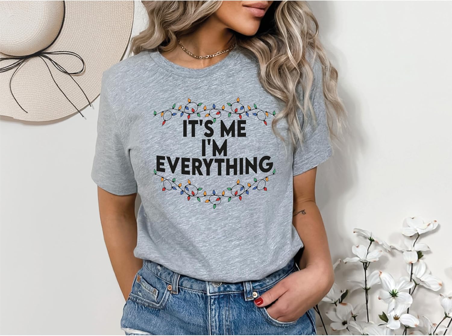 I Have Everything I Want for Christmas Sweater | Funny Couples Christmas Shirt | Matching Christmas Shirts for Couples | Holiday Party Essential Christmas T-Shirt for Him and Her - Image 5