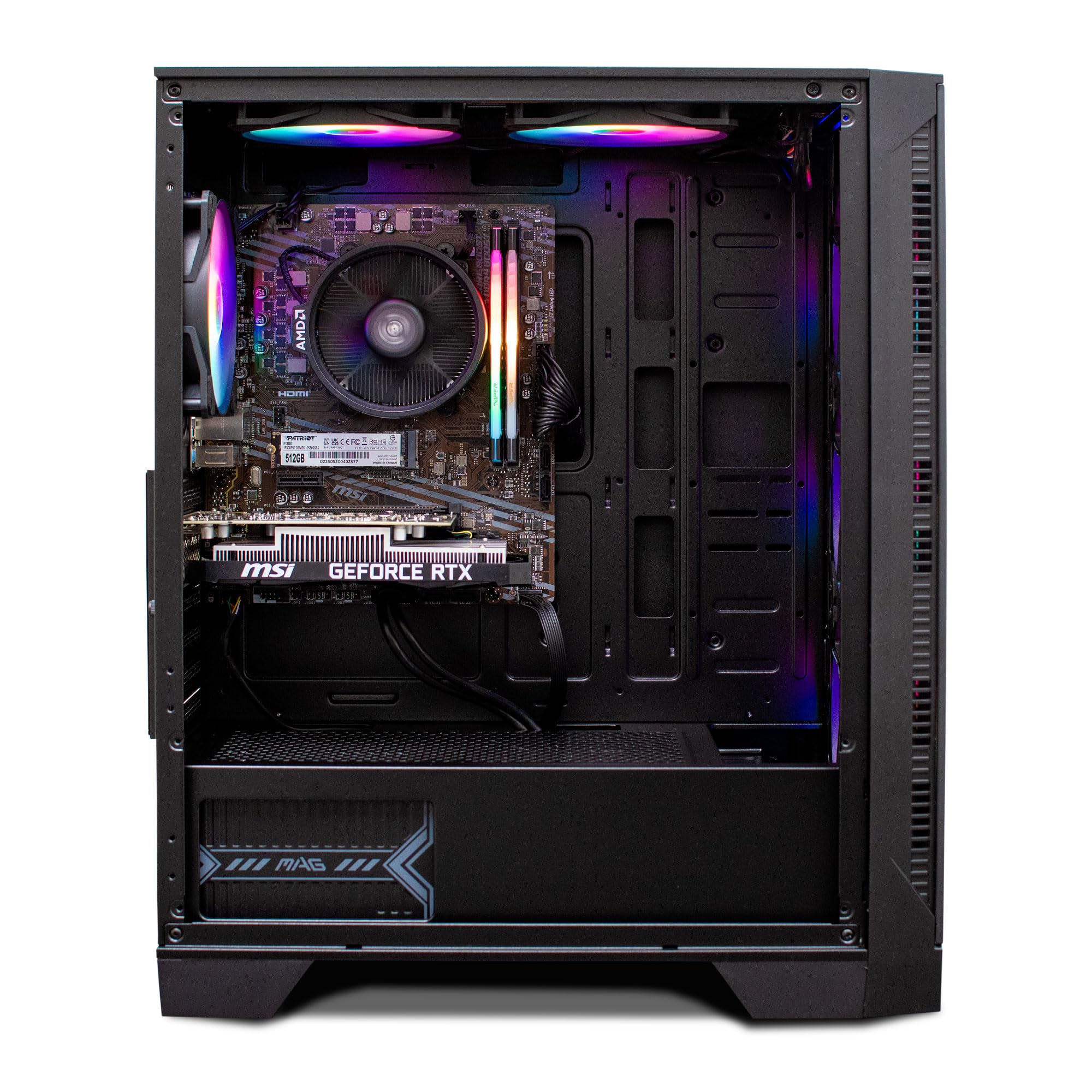 NSX GAMING Desktop Pc Ryzen 5 5500, RTX 3050 6GB, (2 * 8GB) 16 Gb