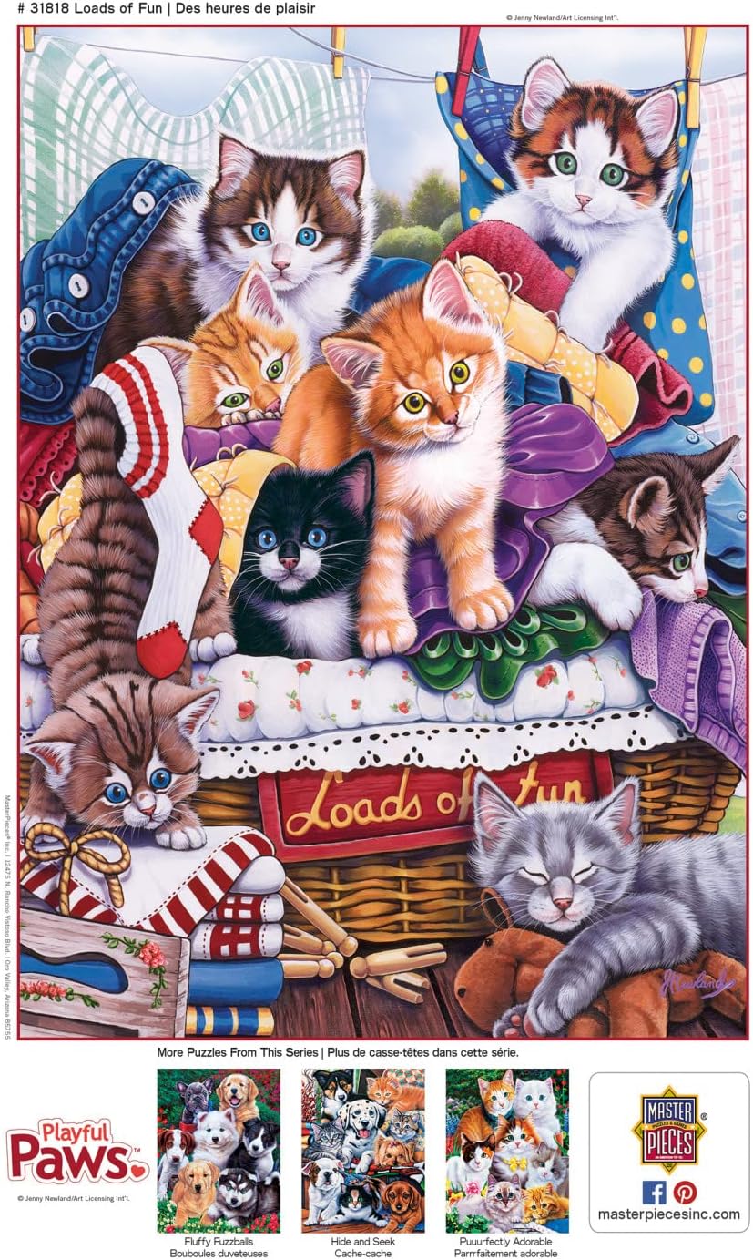 MasterPieces 300 Piece EZ Grip Jigsaw Puzzle - Loads of Fun - 18"x24"