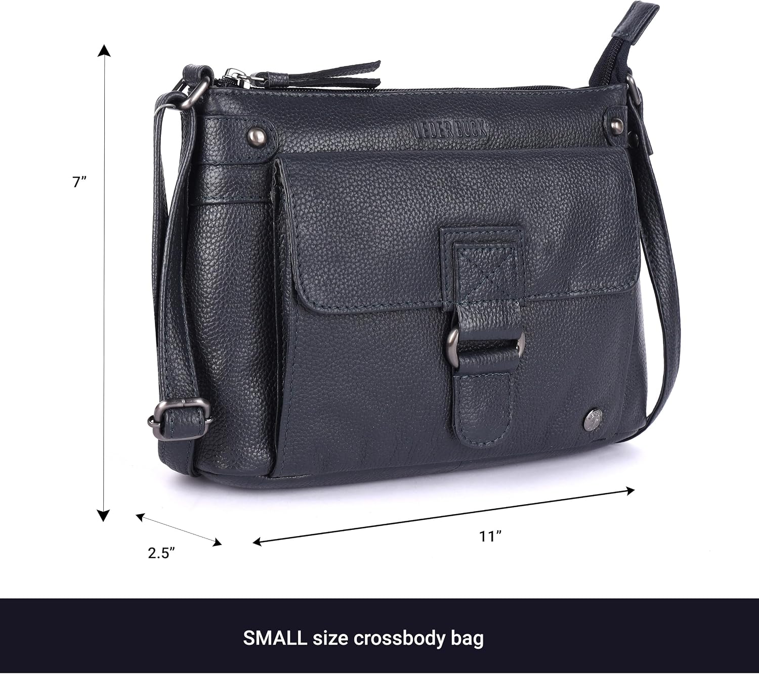 LEDERBUCK Lucy Small Soft Leather Crossbody Handbags Purses