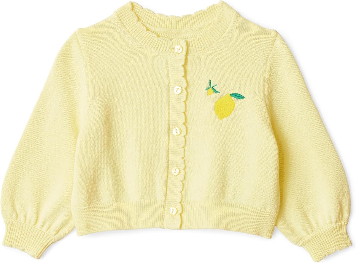 Amazon Essentials x Sofia Grainge Suéter tipo cárdigan de algodón ligero para niñas pequeñas y bebés
