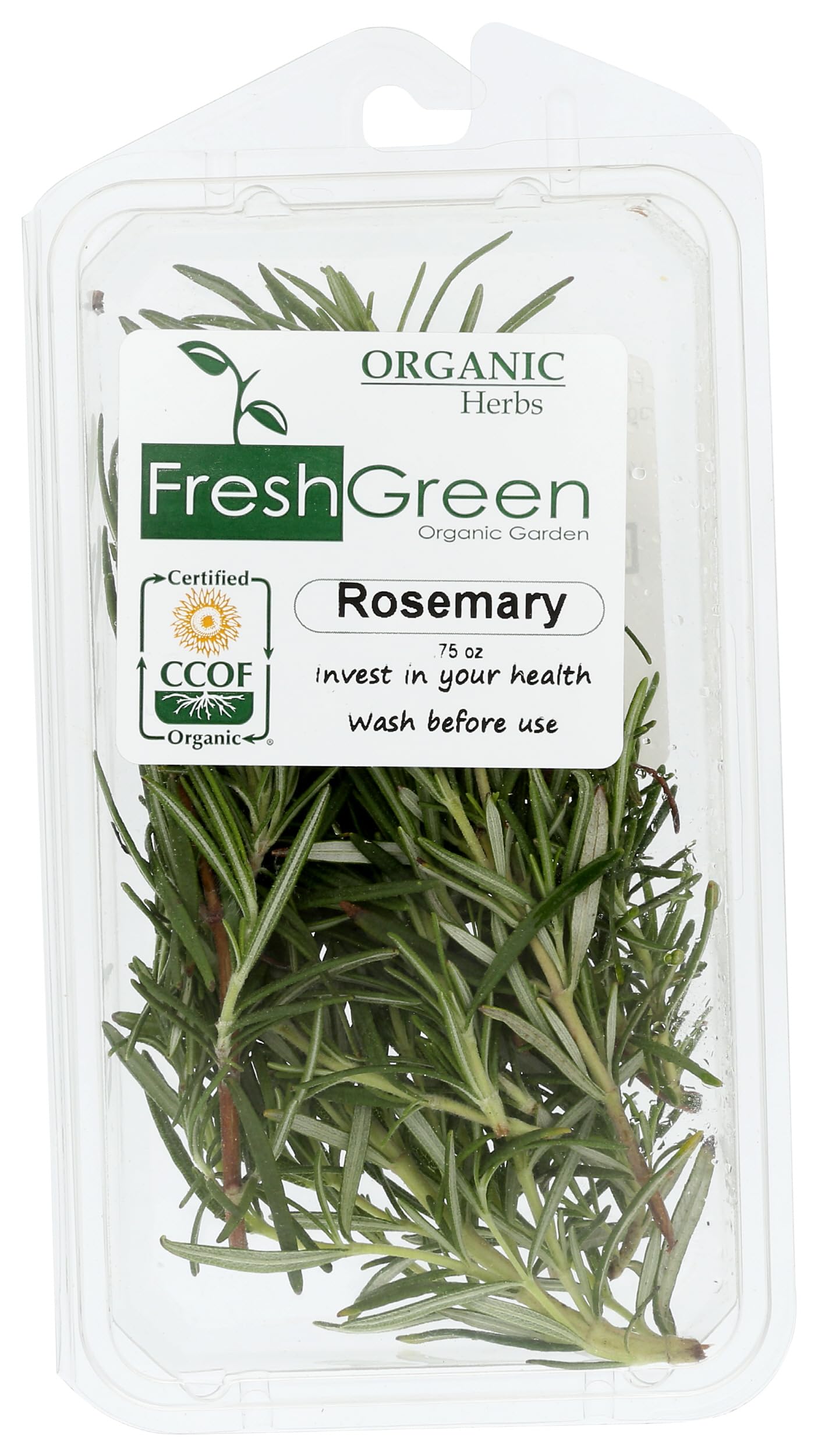 Fresh Green Organics Organic Rosemary Herbs .75oz, 0.75 OZ