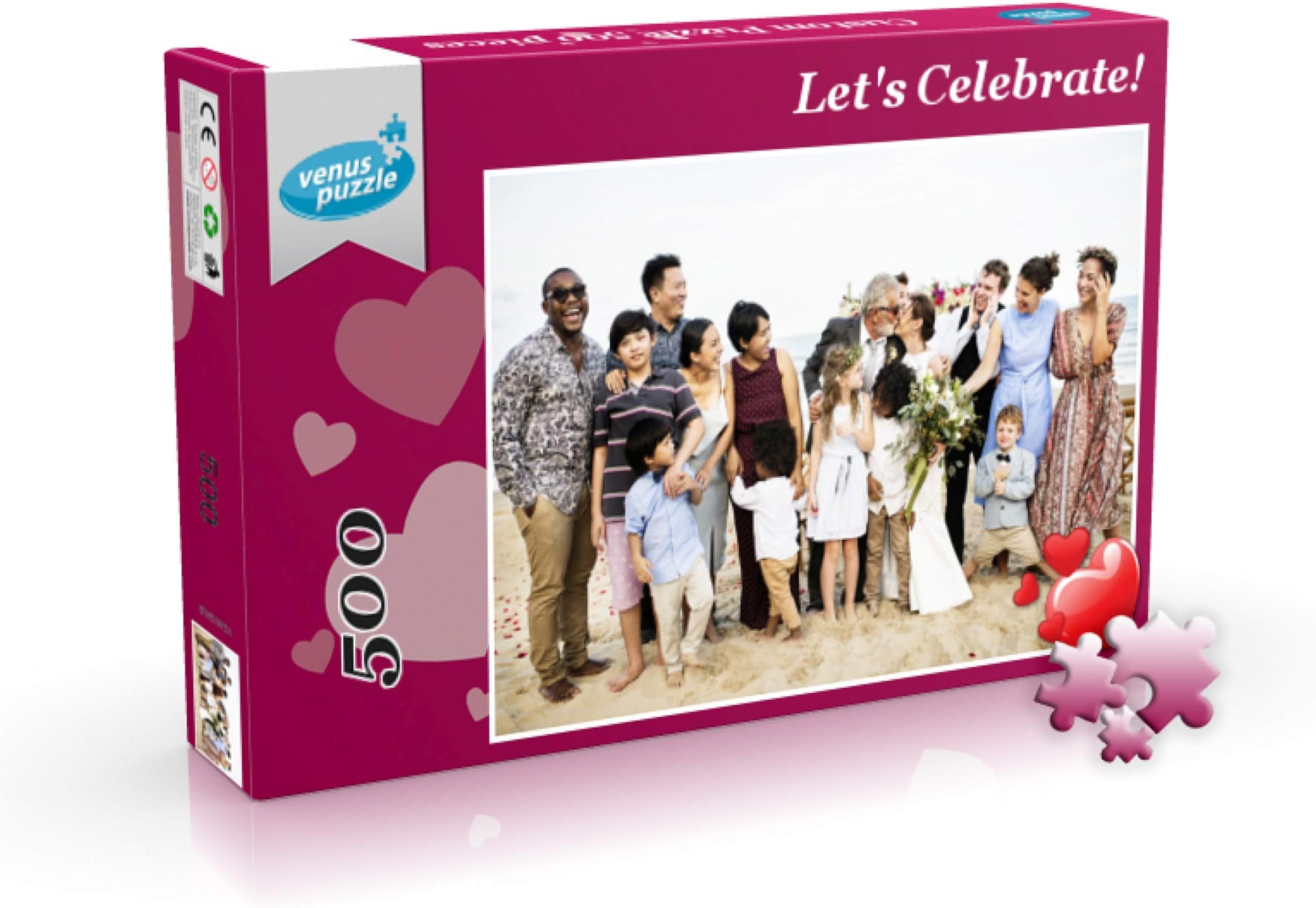 Personalised Photo Jigsaw 500, 1000, 2000 Pieces, Personalised jigsaw puzzle with your own picture, Custom Photo Puzzle (500 Pieces)