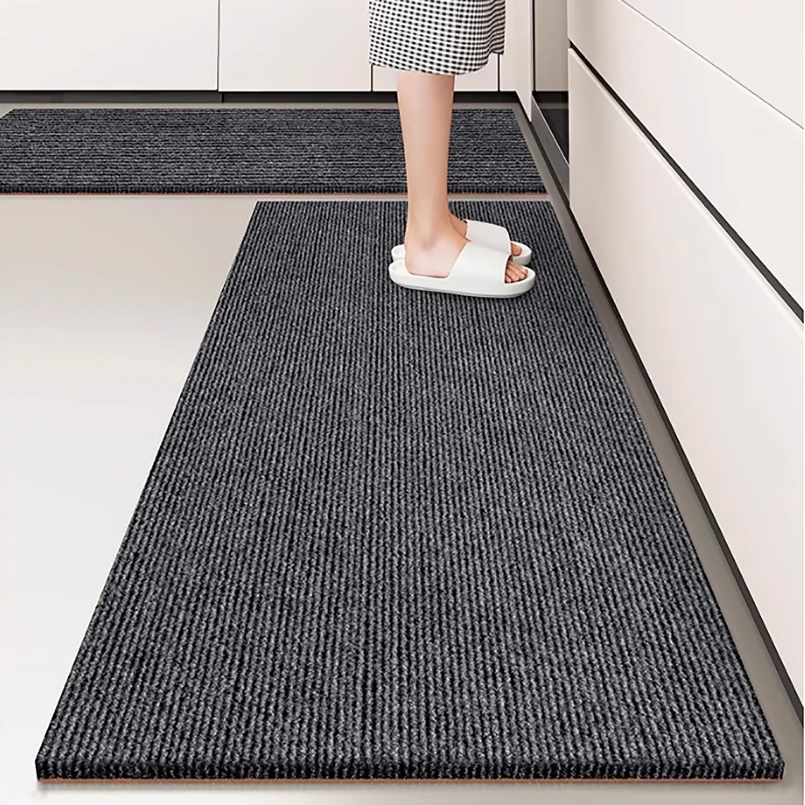 Schalldichte Akustikteppich-Pads, dicke, rutschfeste Bodenmatte für Klavier und Schlagzeug, brauner absorbierender Teppich für verbesserte Klangqualität und Vibrationskontrolle