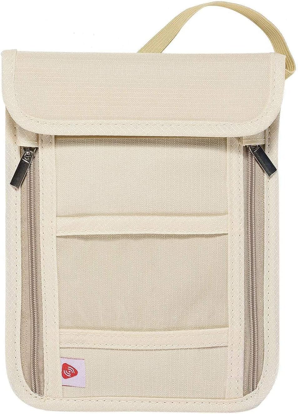 Capolo Travel Neck Wallet with RFID Blocking, Passport