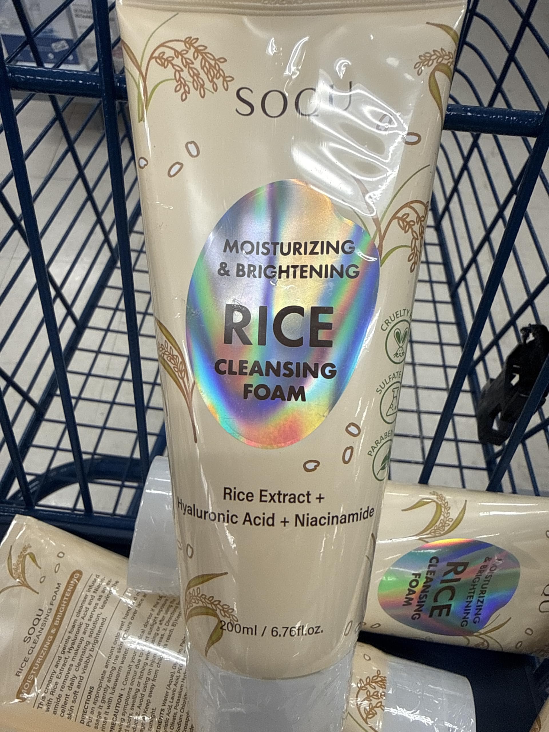 rice glutathione bubble foam cleanser Amazon.com: SOQU moisturizing and brightening rice cleansing foam Rice  Extra + Hyaluronic Acid + Niacinamide : Beauty & Personal Care
