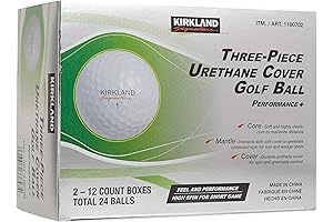 Kirkland Signature 3-Piece Urethane Cover Golf Balls
