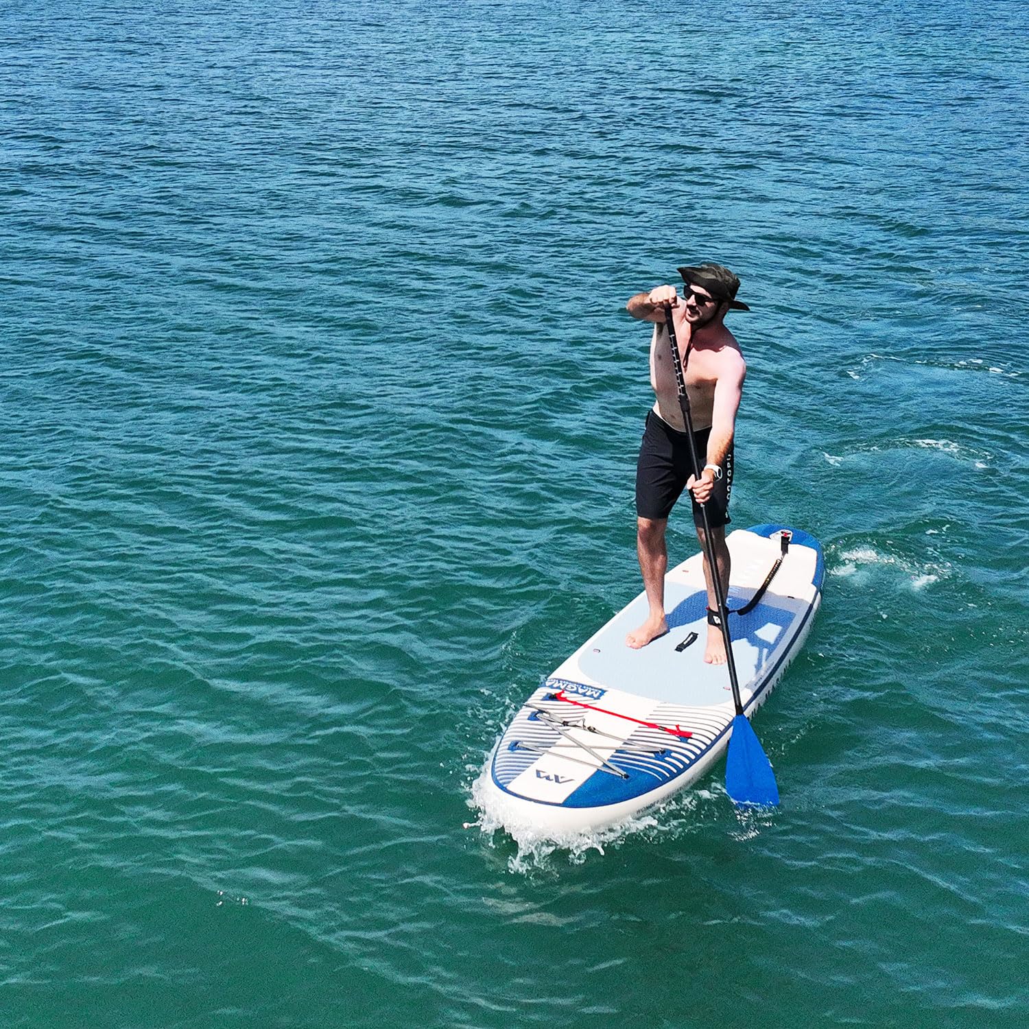 Aqua Marina Magma 11'2" – Aufblasbares SUP Board Allround für Anfänger – Stand Up Paddle Board Komplettset – Limited Edition Beige