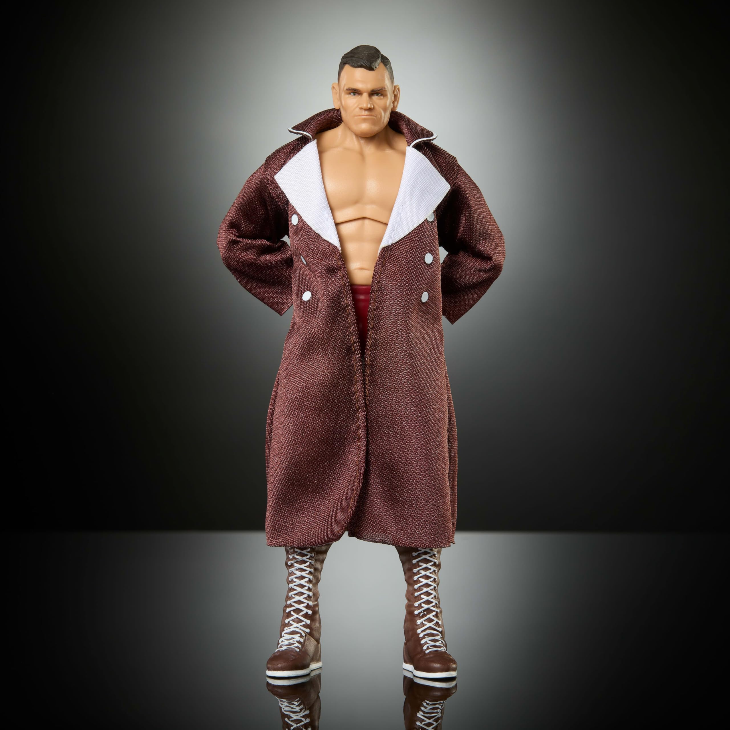Mattel WWE Elite Action Figure & Accessori, Serie #121, Gunther da collezione da 6 pollici con 25 punti di articolazione e mani intercambiabili