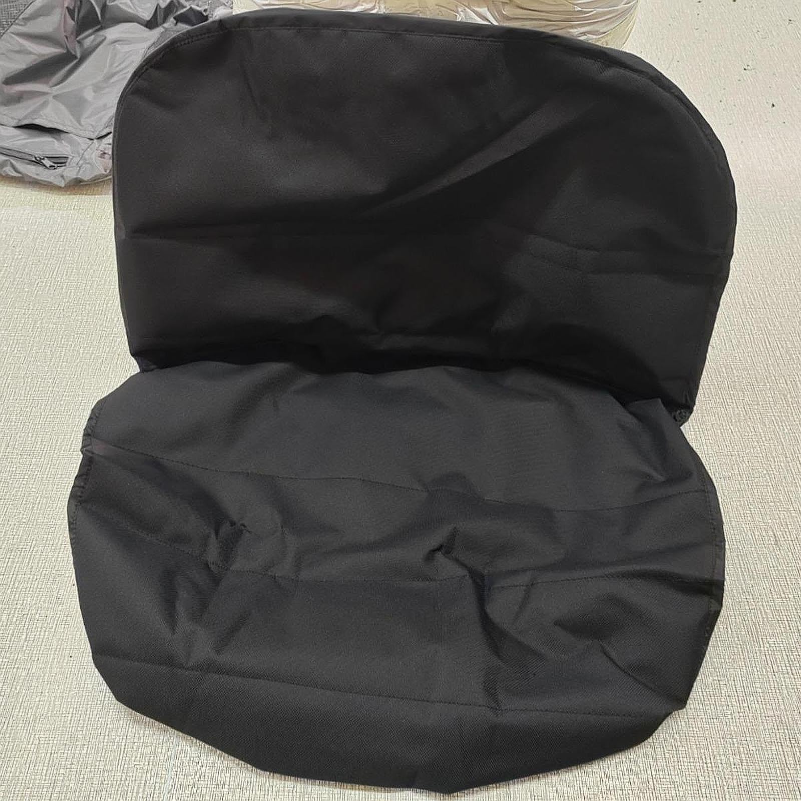 Housse Universelle et Imperméable pour Tondeuse à Gazon et Tracteur (Siège 50x40x35cm, Noir)