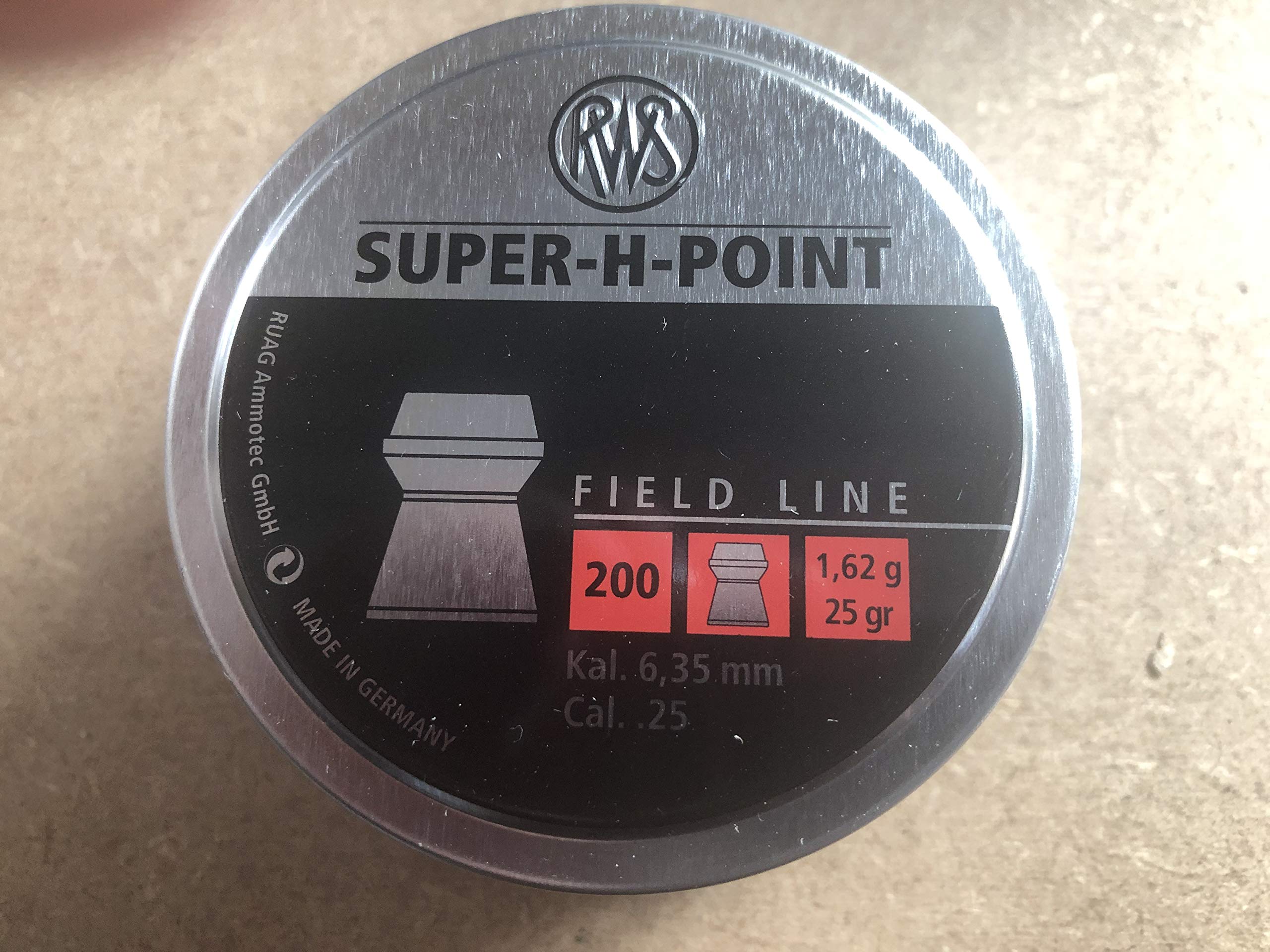 RWS Super-H-Point Field Line .177 Pellets Review - Gun Values Board - View #5