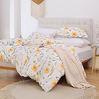 Vista 17 de JSD - Juego de funda de edredón color azul polvo, tamaño individual, 2 piezas, infantil, de microfibra, con funda de almohada, cierre de cremallera