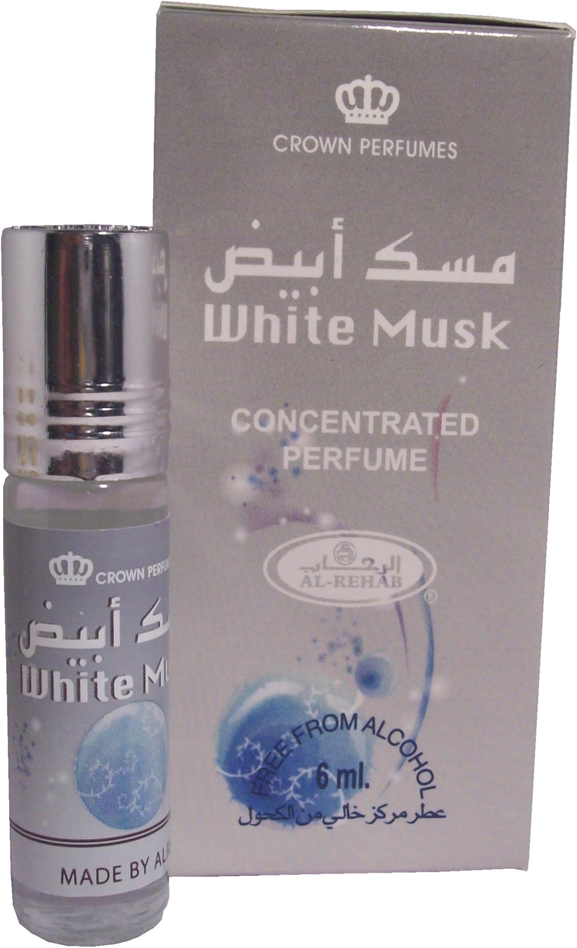 Lovely Fragrances Al-Rehab White Musk Attar , 6 ml