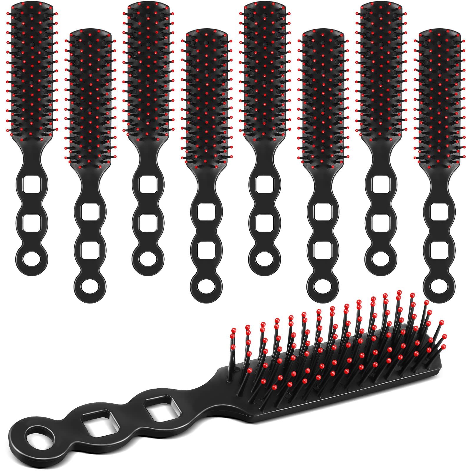 60 Pcs Bulk Hair Brushes for Homeless Disposable Hair Brushes