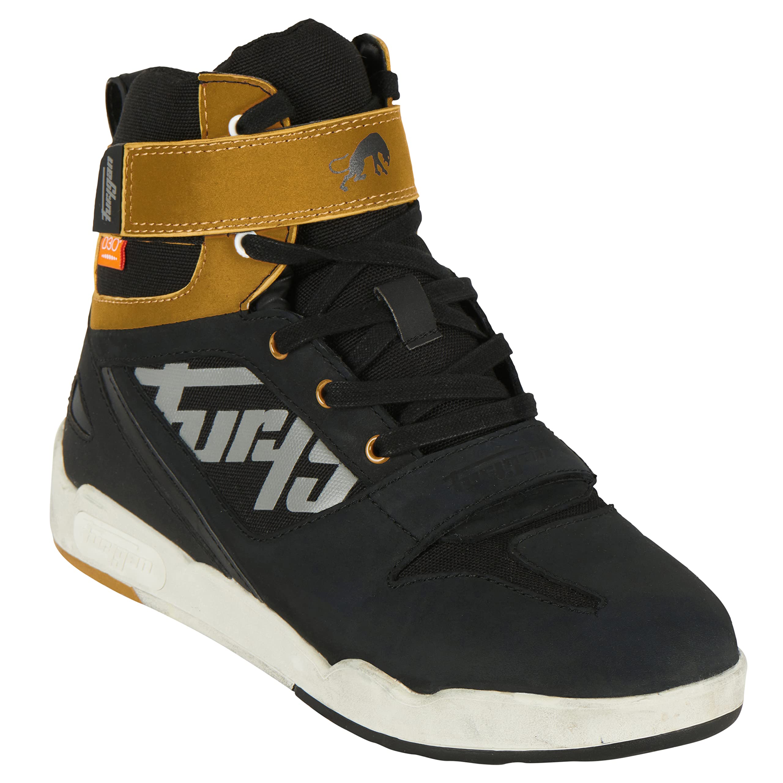 Furygan Chaussures Basket Get Down Noir-Marrone, Scarpe da Ginnastica Uomo