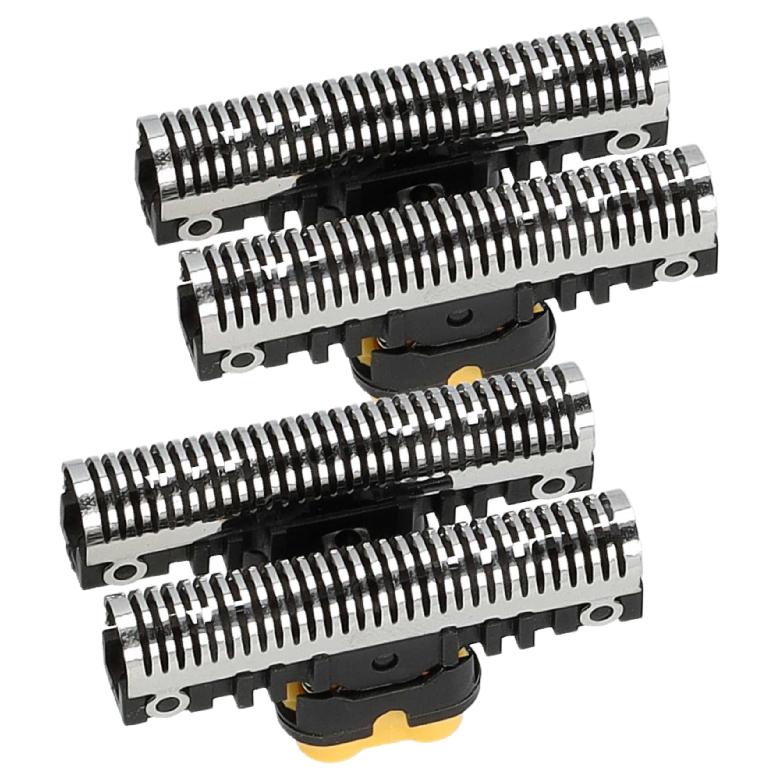 vhbw 2x Klingenblock für Braun Syncro/SyncroPro 7520, 7540, 7570, 7630, 7504, 7505, 7510, 7515, 7516, 7680, 7690, 7765, 7785, 7795 - Rasierklingenblock, Schwarz/Silber, 2 Stück, Unisex, Herren