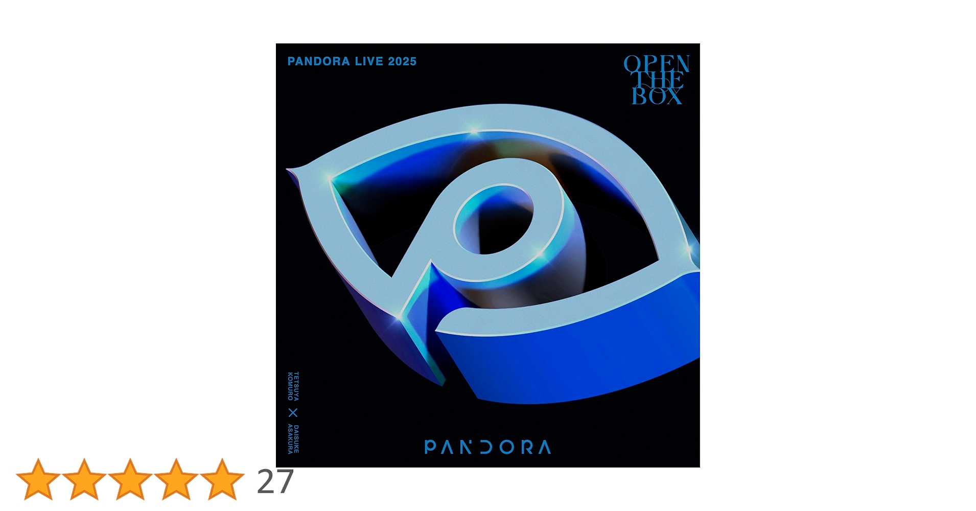 Amazon.co.jp: PANDORA LIVE 2025 -OPEN THE BOX- (初回生産限定盤