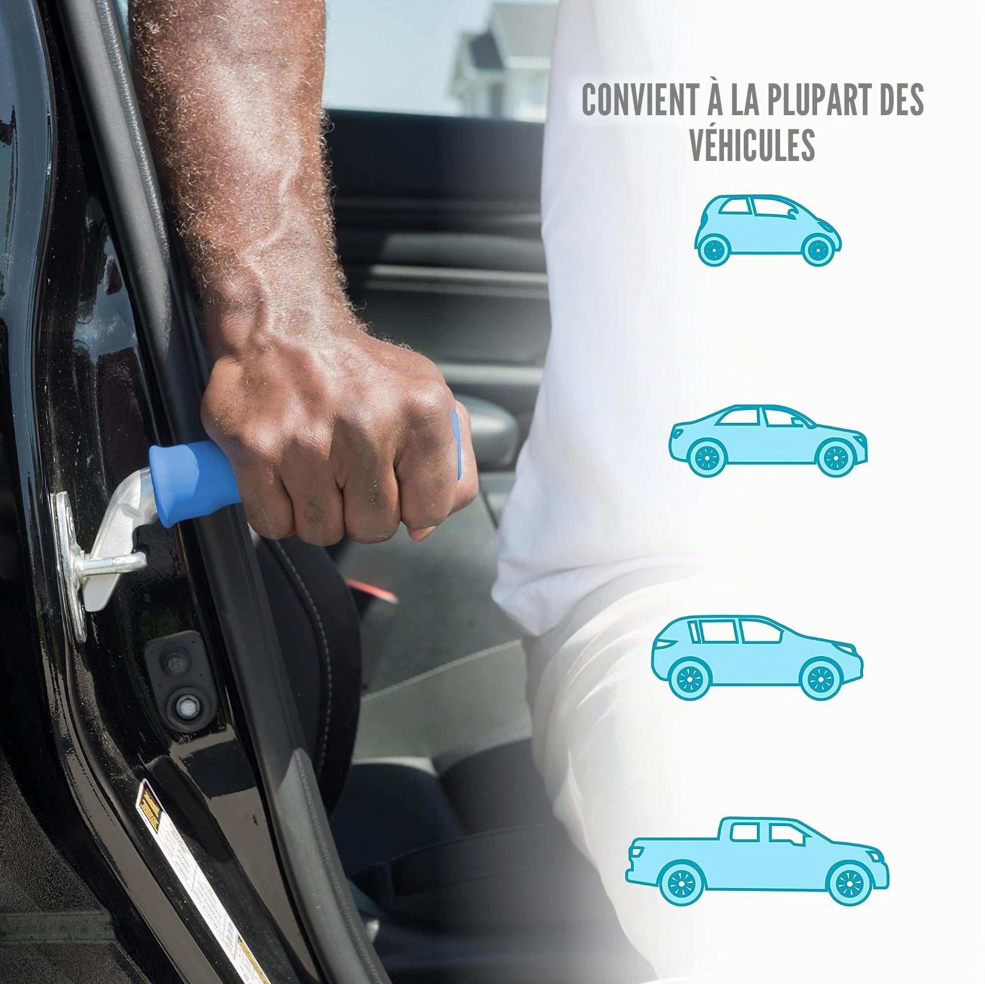 Able Life Auto Cane, Aide à la Mobilité de Véhicule, Barre D'appui Portable pour Voiture, Bleue