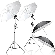 Emart Umbrella Lighting Kit for Photography, 1000w, 5500k Daylight Umbrella Continuous Lighting, Professional Lighting for...