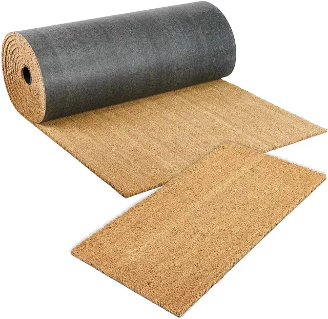 Paillasson en fibre de coco sur mesure ANRO - Antidérapant, plusieurs tailles