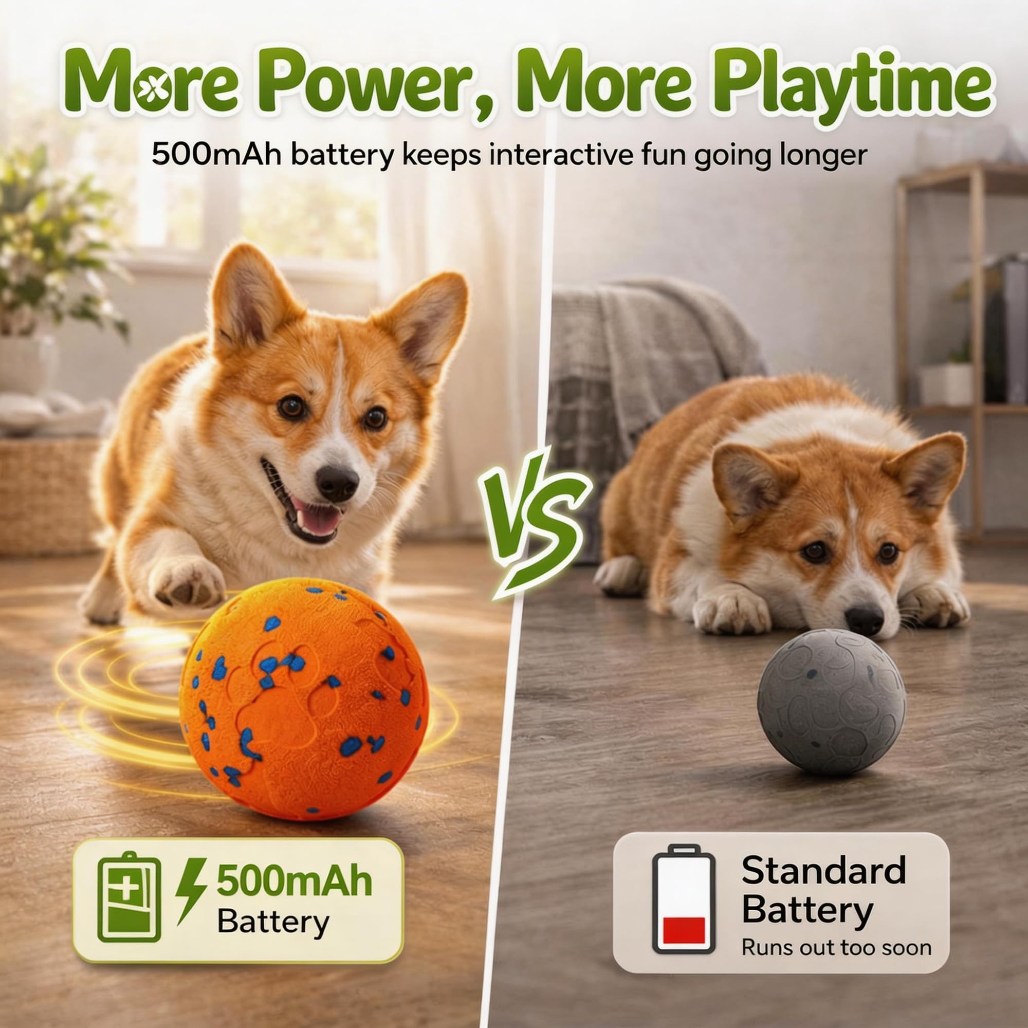 Juguetes interactivos inteligentes para perros, bola vibratoria para perros, juguetes masticables para perros, bolas para perros, carcasa a prueba de masticación, movimiento automático