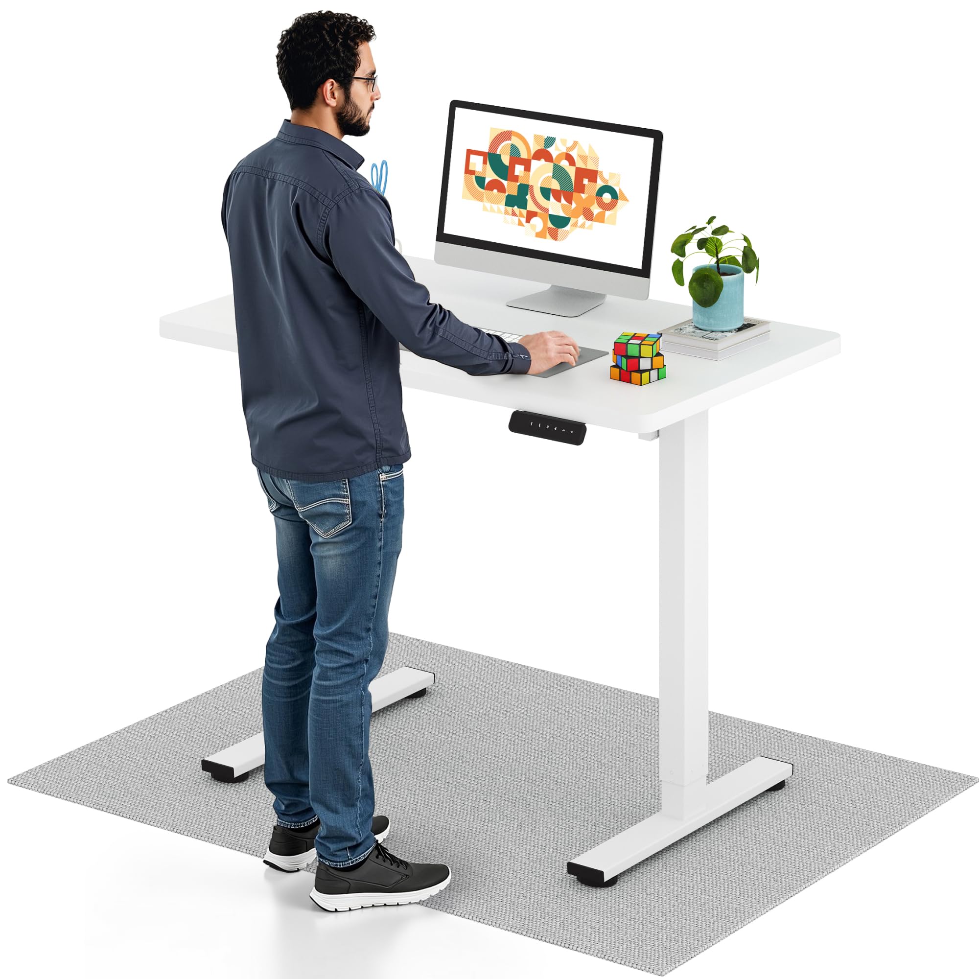 SANODESK Höhenverstellbarer Schreibtisch