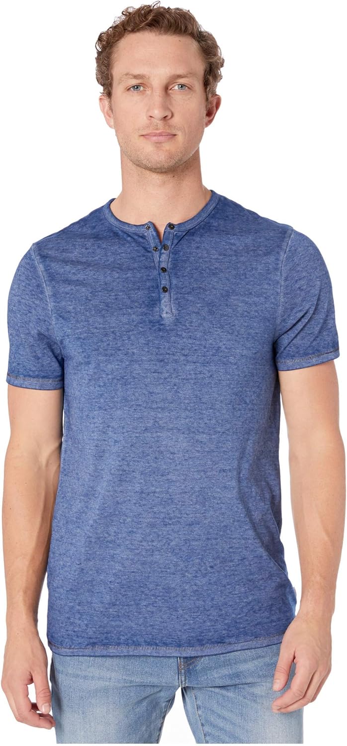 Buffalo David Bitton メンズ ヘンリー US サイズ: Large カラー: ブルー