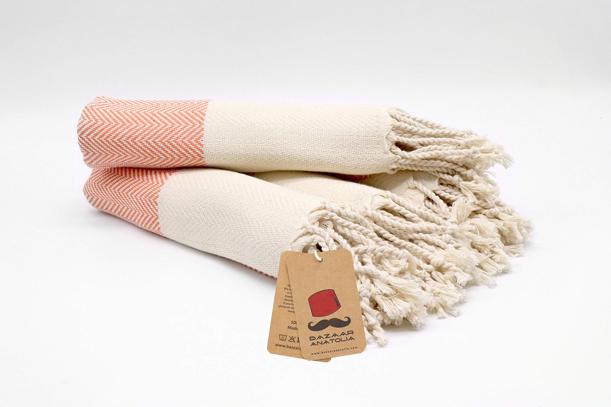 Bazaar Anatolia Juego De 2 Toallas De Mano Turcas Para Baño, 39 X 19 Pulgadas, Algodón, Toallas De Mano Decorativas Para Cocina, Té, Yoga, Cara, Gimnasio, Color Azul Rey étnico