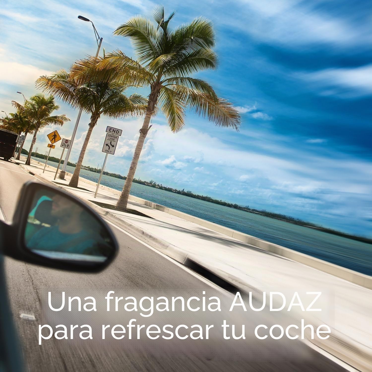 California Scents Ambientador de coche en Lata - Fragancia Duradera de Cereza (Hasta 30 Días) - Control de Intensidad de Olor para un Ambiente Fresco y Personalizado en tu Coche, 42g