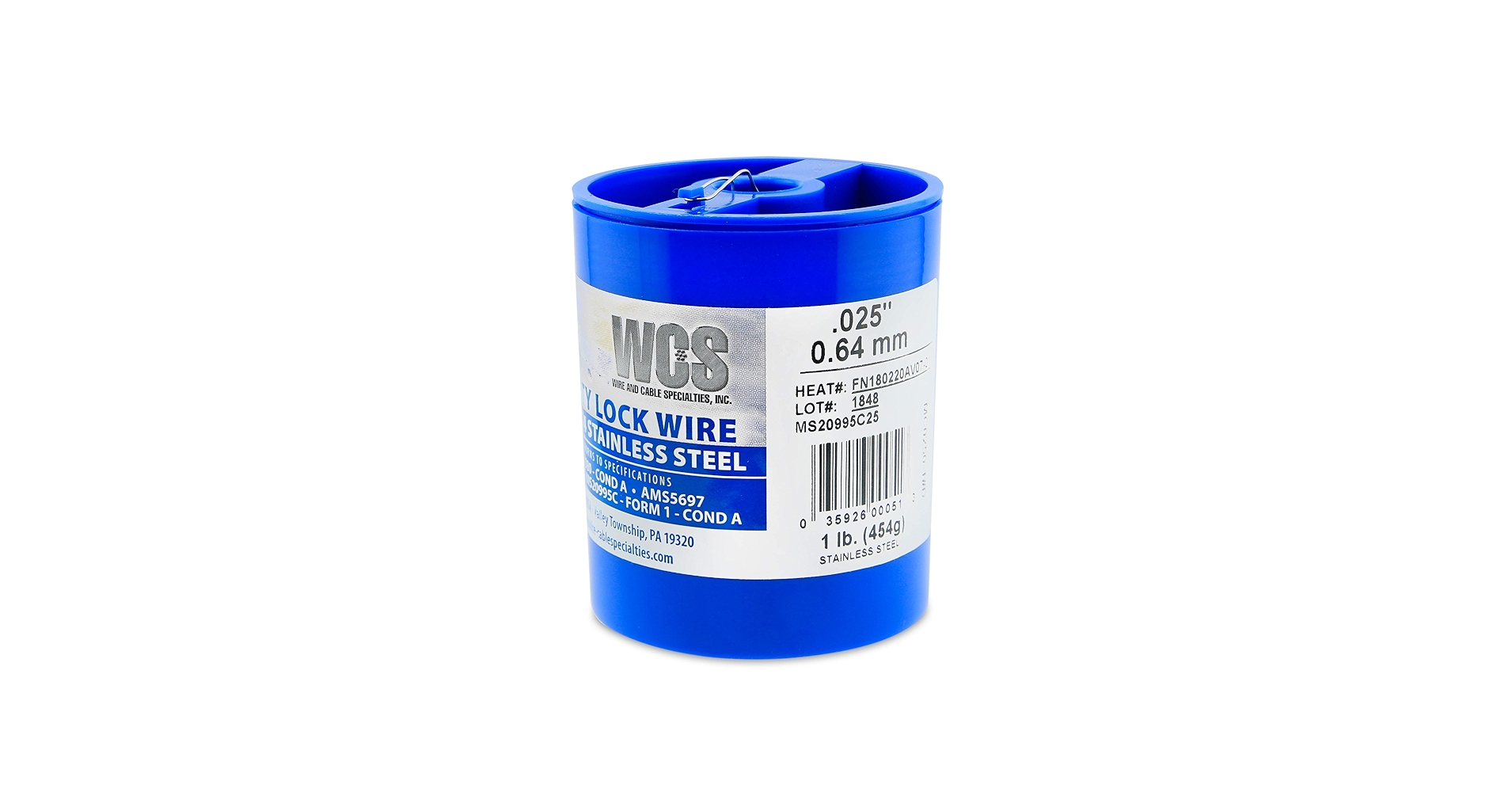 Amazon.com: Lock Wire, T302/304 Stainless, NASM20995