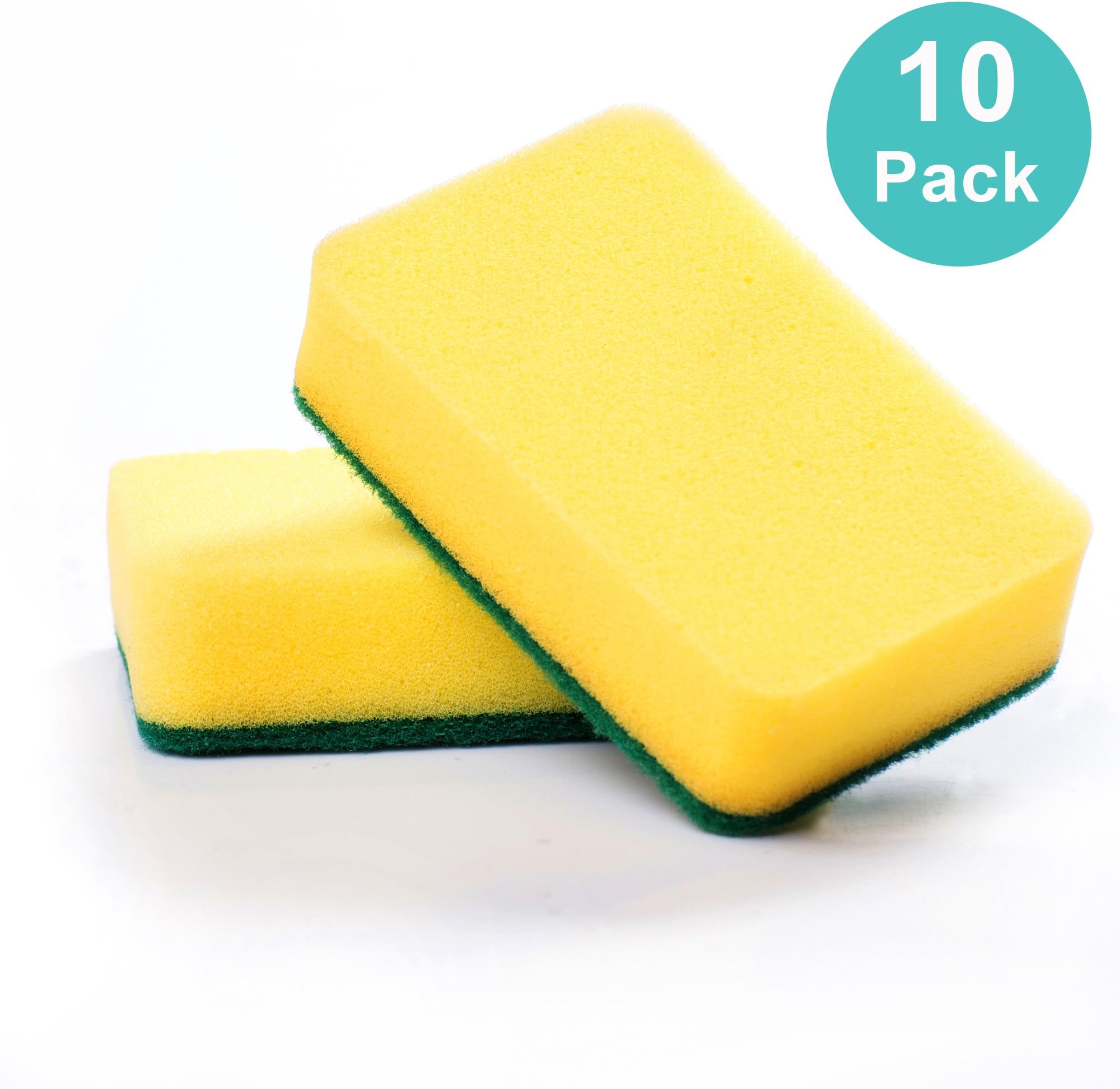 Kitchen sponge, scratch free cleaning scourer (pack of 10)