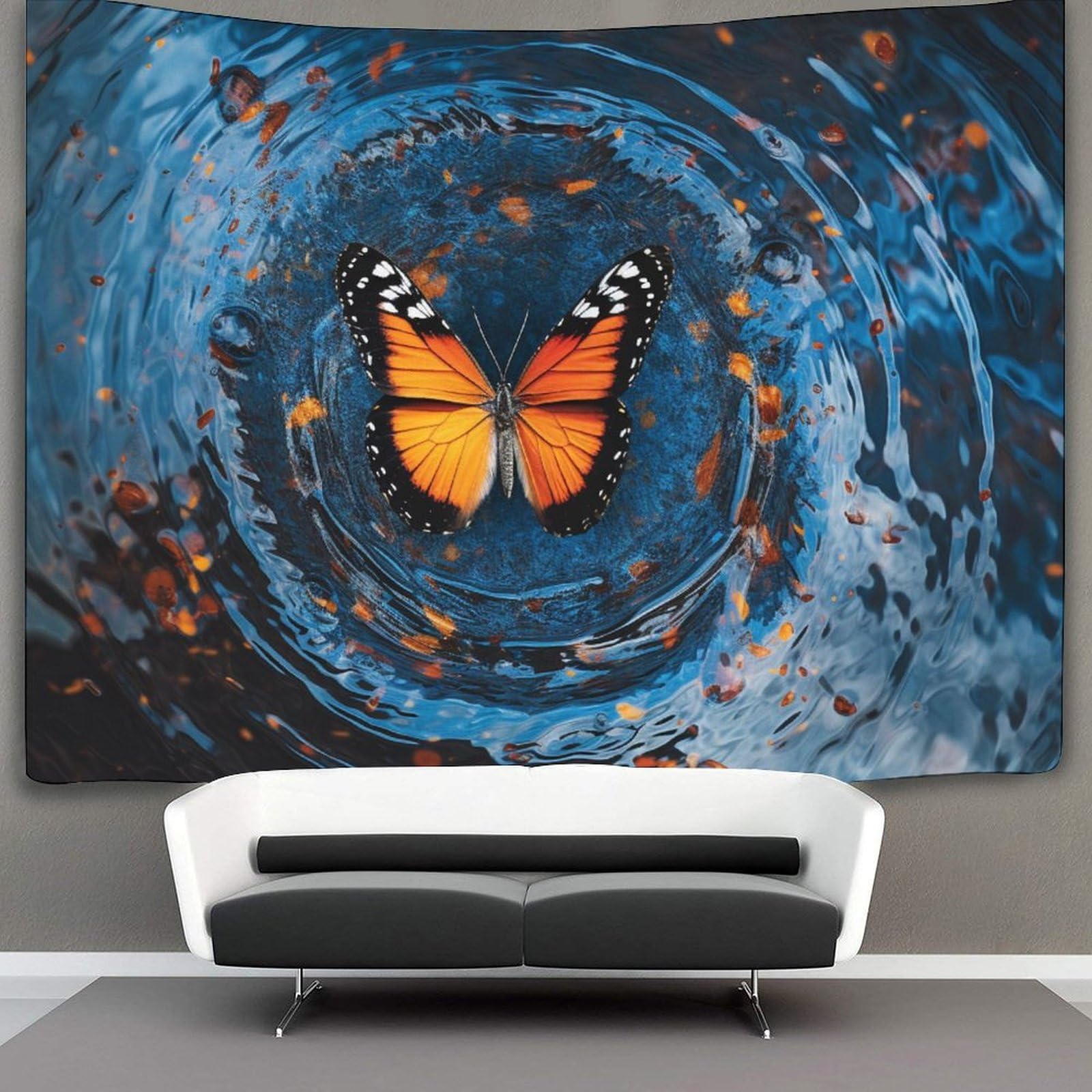 kaiyun Butterfly Tapestry, Wall Hanging,Wall Art for Bedroom Aesthetic Home Decoration for Living Roombedroom 180cmx230cm