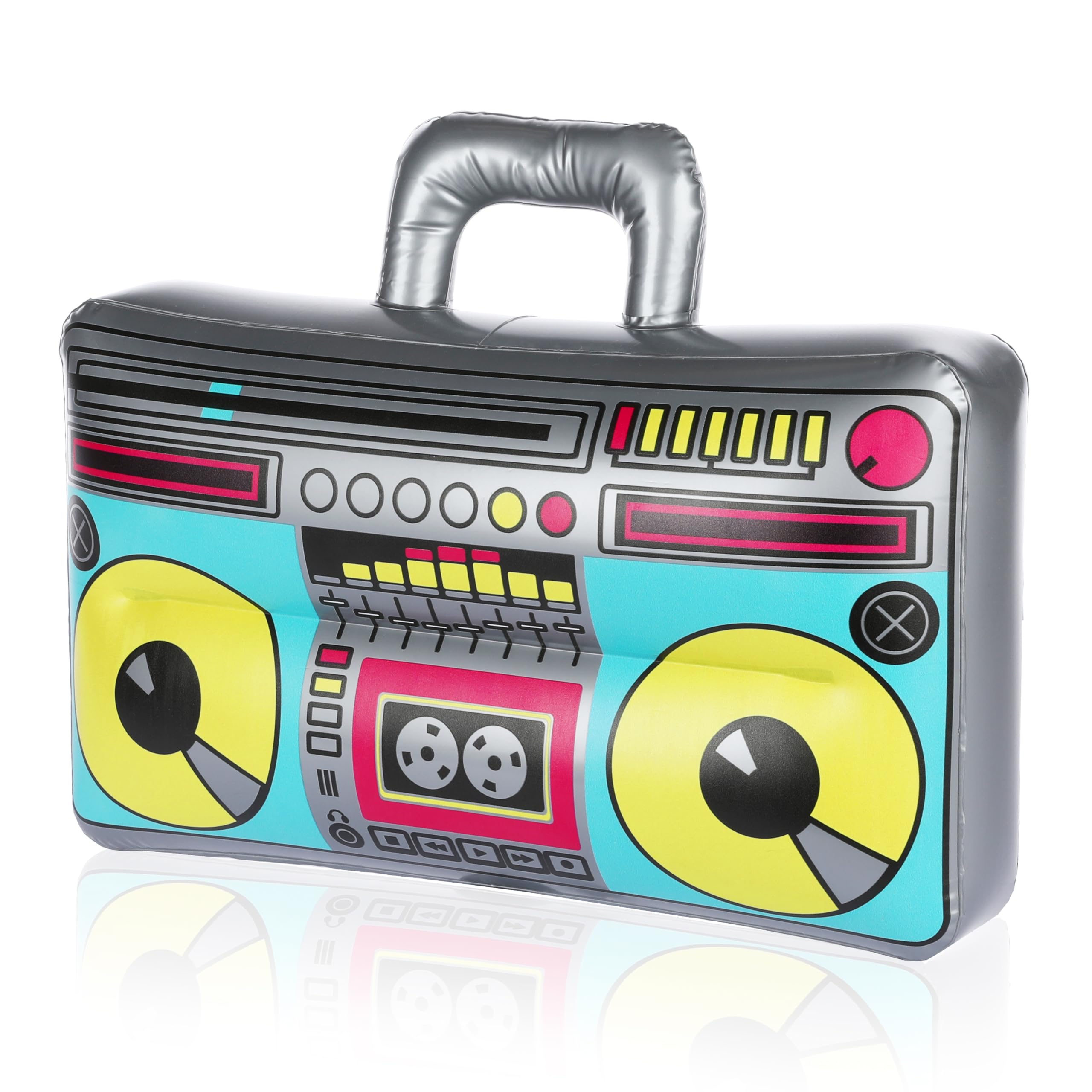 FunX Inflatable Ghetto Blaster Retro Tree Box Accessory for Carnival Party and Costume, 80s 90s Hip Hop Outfit - Image 2