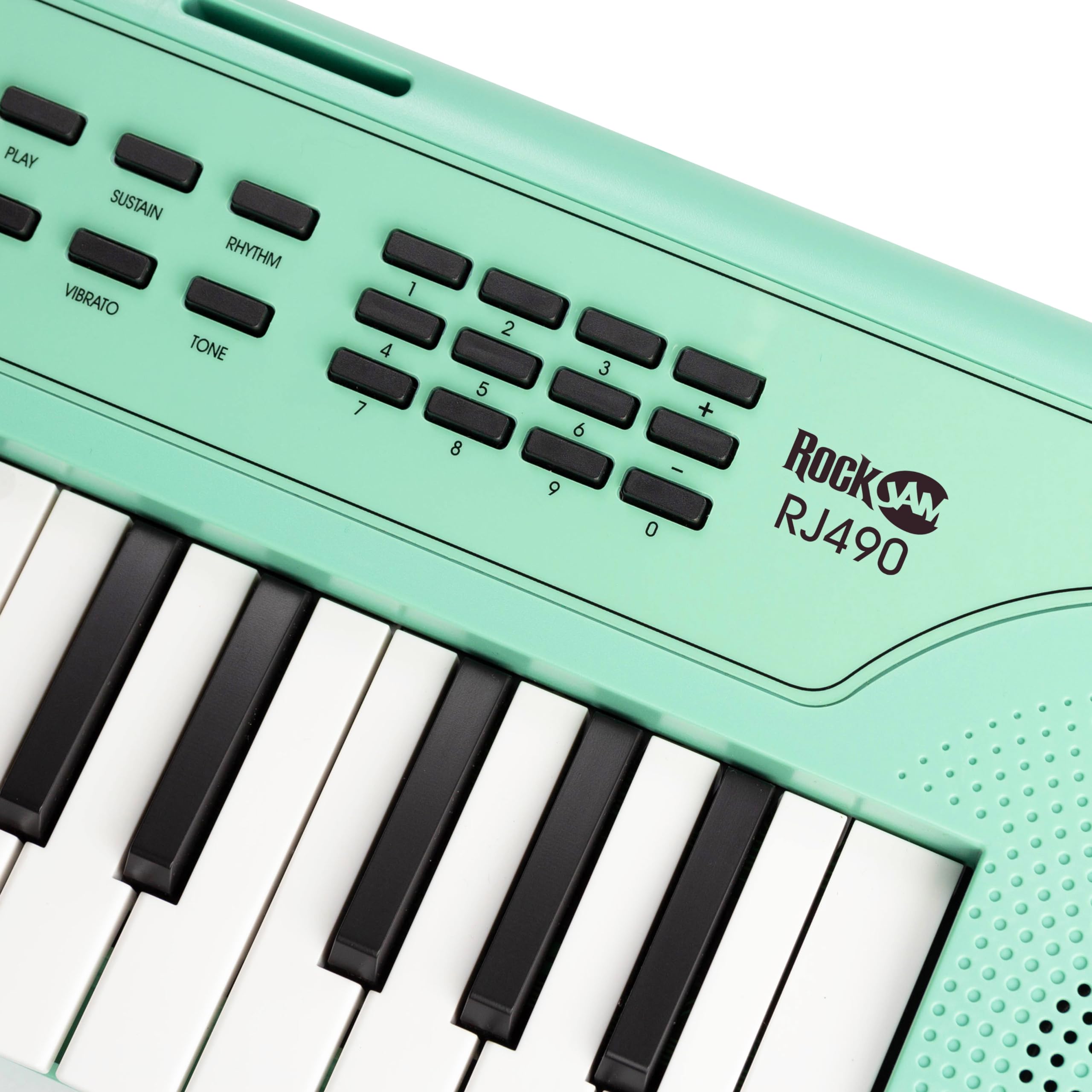 RockJam 49 Key USB Keyboard Piano with Lessons & Keynote Stickers