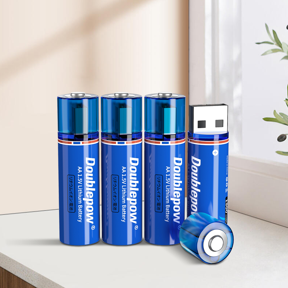 Bump - Baterías Recargables AA De 1,5 V, Paquete De 4 -iones De Litio