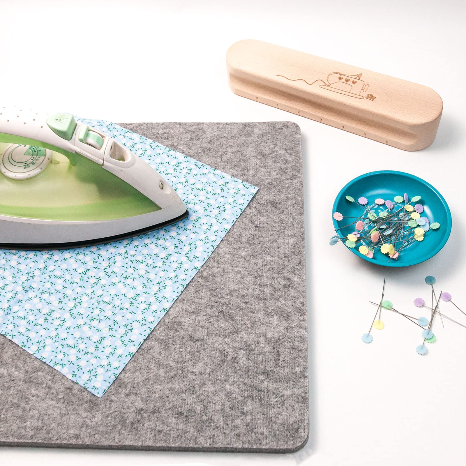 Quilting Strumento Lana Ferro Mat Per Quilting Lana Pressatura Pad Resistenza alle alte temperature Lana Ferro Mat Felted Asse da stiro Lana Pressa Mat Lana Portatile Stuoia da Stiro Forniture