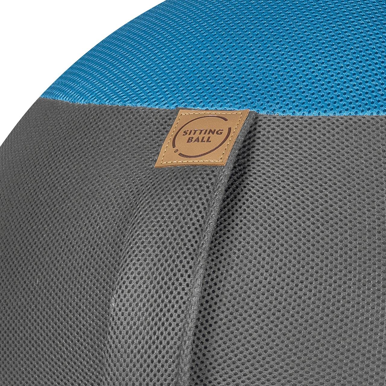 Sitting Ball Sitzball/Gymnastikball MESH Tennis in Petrol