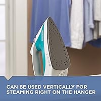 Vista 4 de Black + Decker - Plancha de vapor Xpress, tecnología Smartsteam, Aguamarina, IR05X