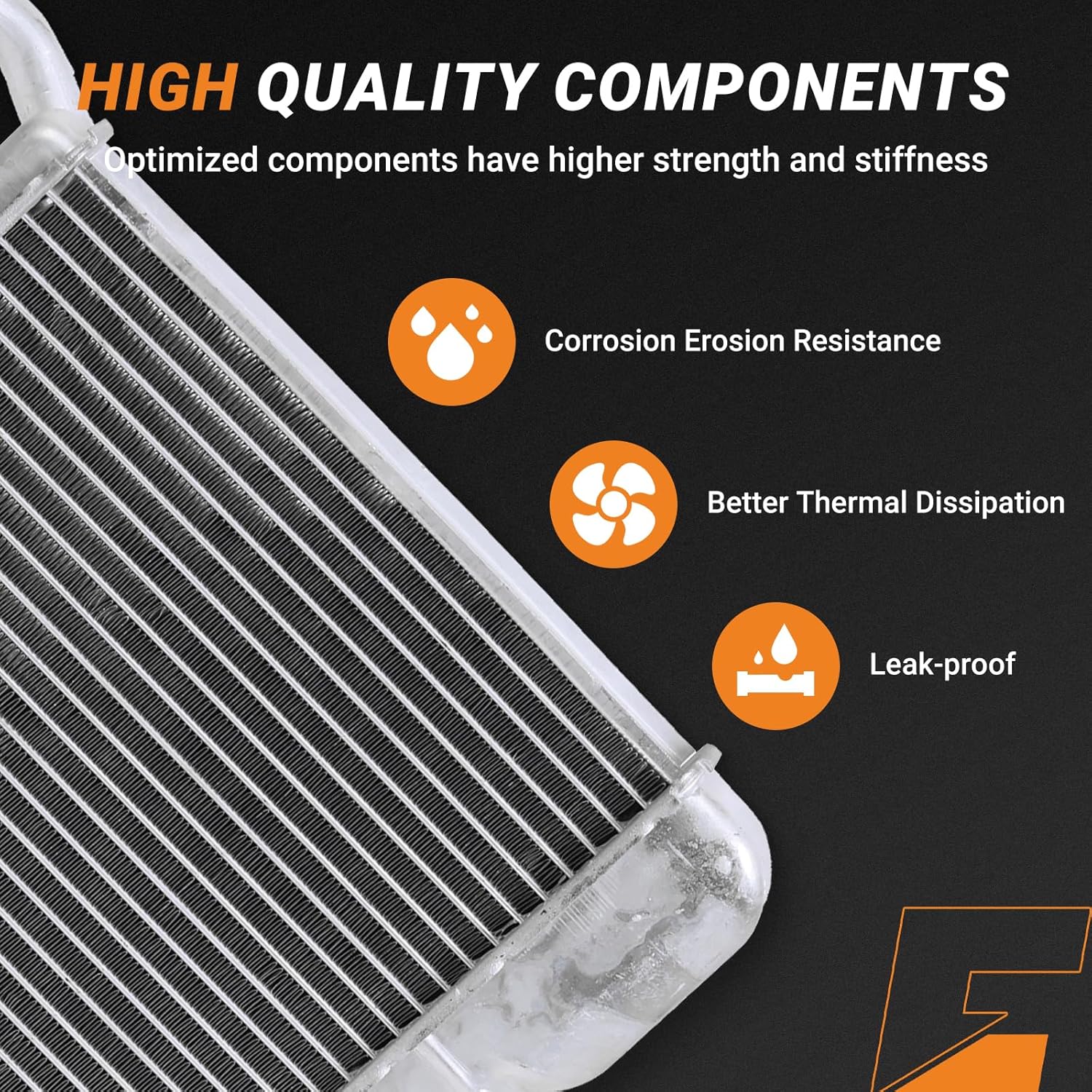 Autoexact Heater core, heater core replacement, automotive replacement heater cores Compatible with Chevrolet Trailblazer (2002), for Chevrolet Trailblazer EXT (2002), for GMC Envoy (2002), 52495721