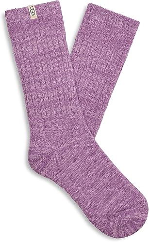 UGG - Calcetín largo de punto acanalado para mujer