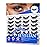 BEYELIAN 14 Pairs False Eyelashes Fluffy D Curl 10-18MM Long Wispy Lashes Pack, Soft and Lightweight 3D Volume Faux Mink Lashes, Reusable, Easy to Apply (14P-HSCS-12)