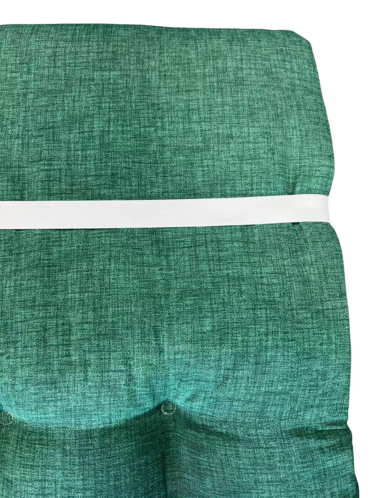 VIGIVISION Cojín Colchón para Tumbona o Mueble para Jardín 180X55X8CM (Verde Liso) — view 4