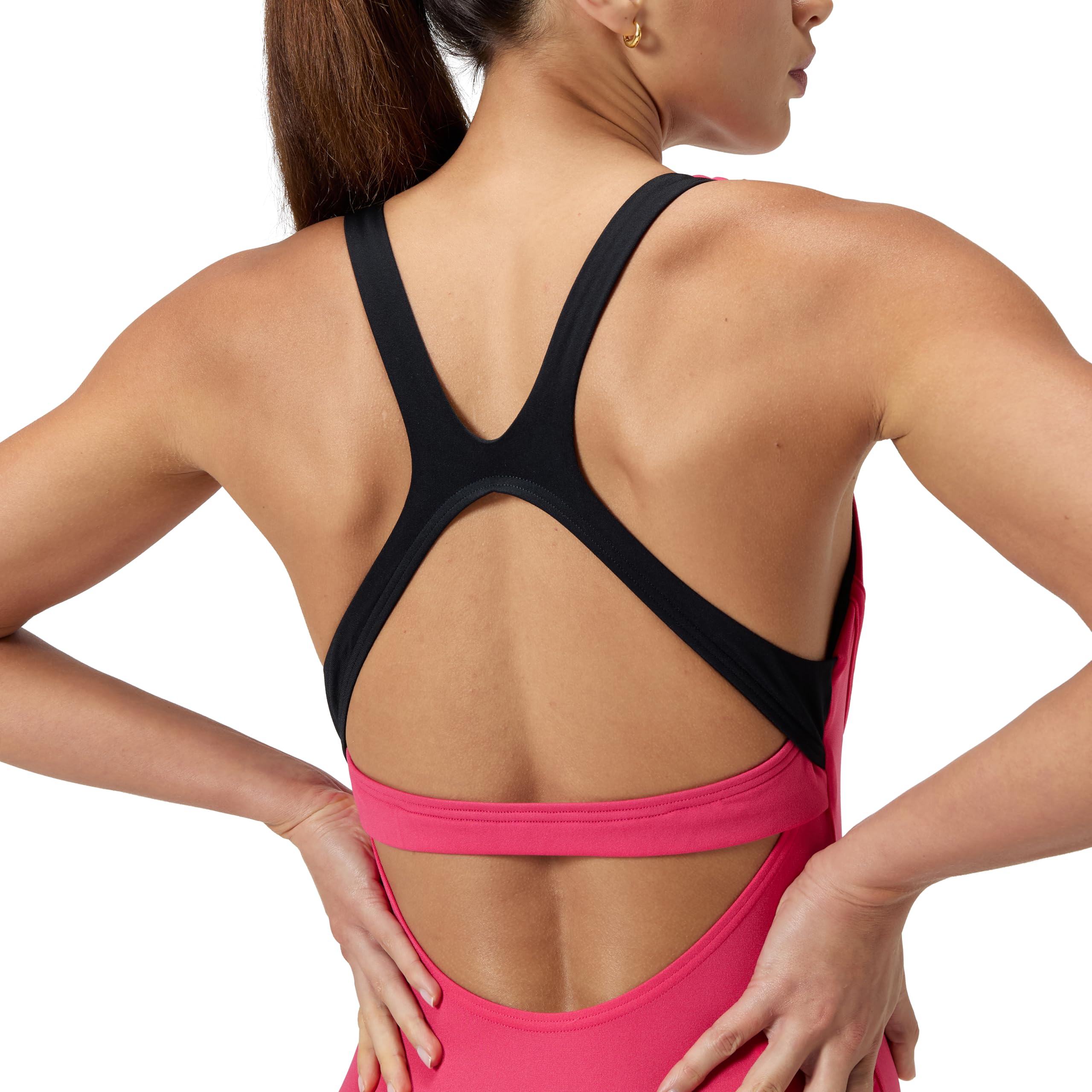 Speedo Flex Band Swimsuit with Built in Swim Bra Costume da Bagno Donna