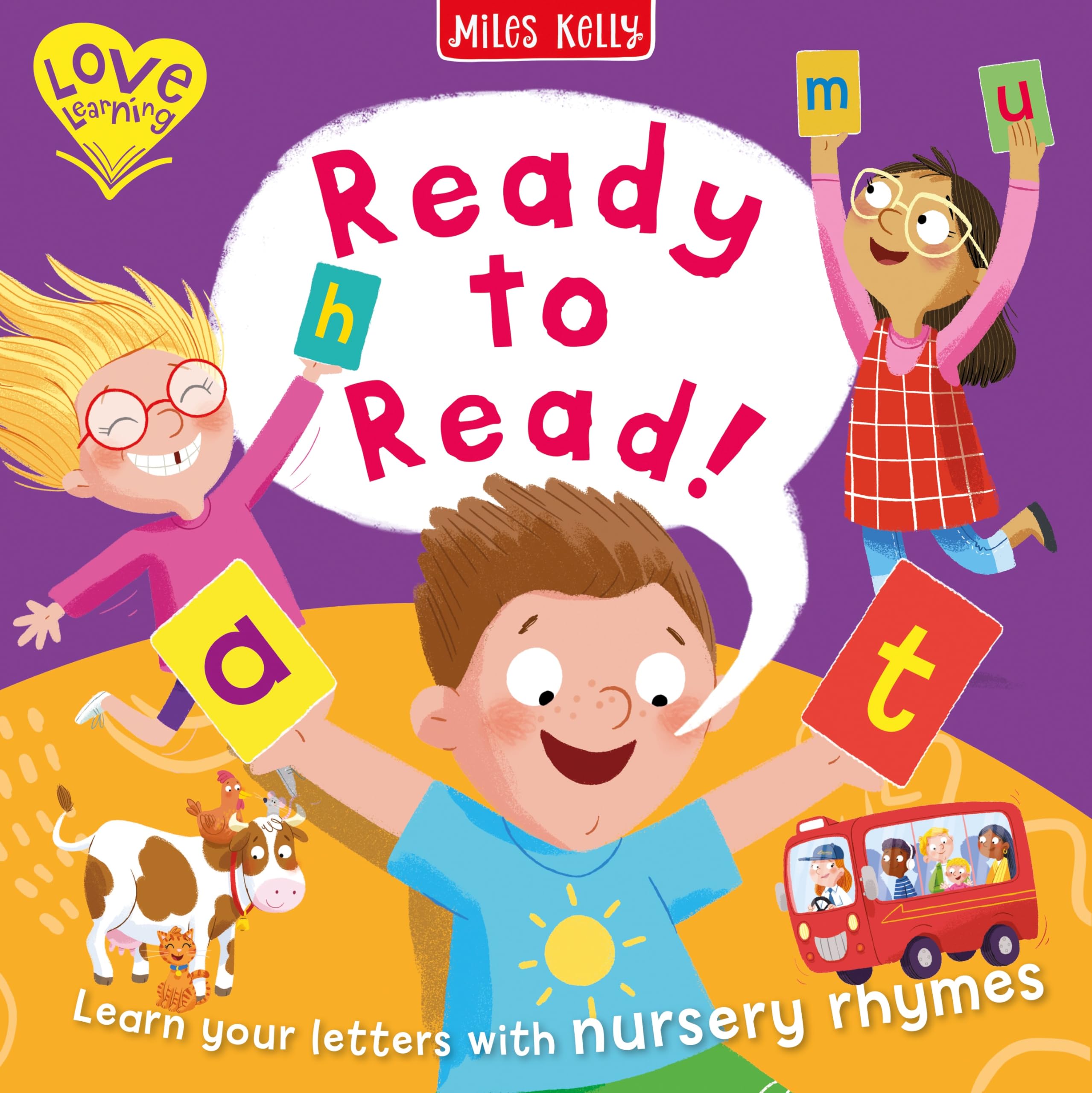Ready to Read (Love Learning) – Learn your letters with nursery rhymes: An Expert-Led Children's Book for Early Learning and Phonics
