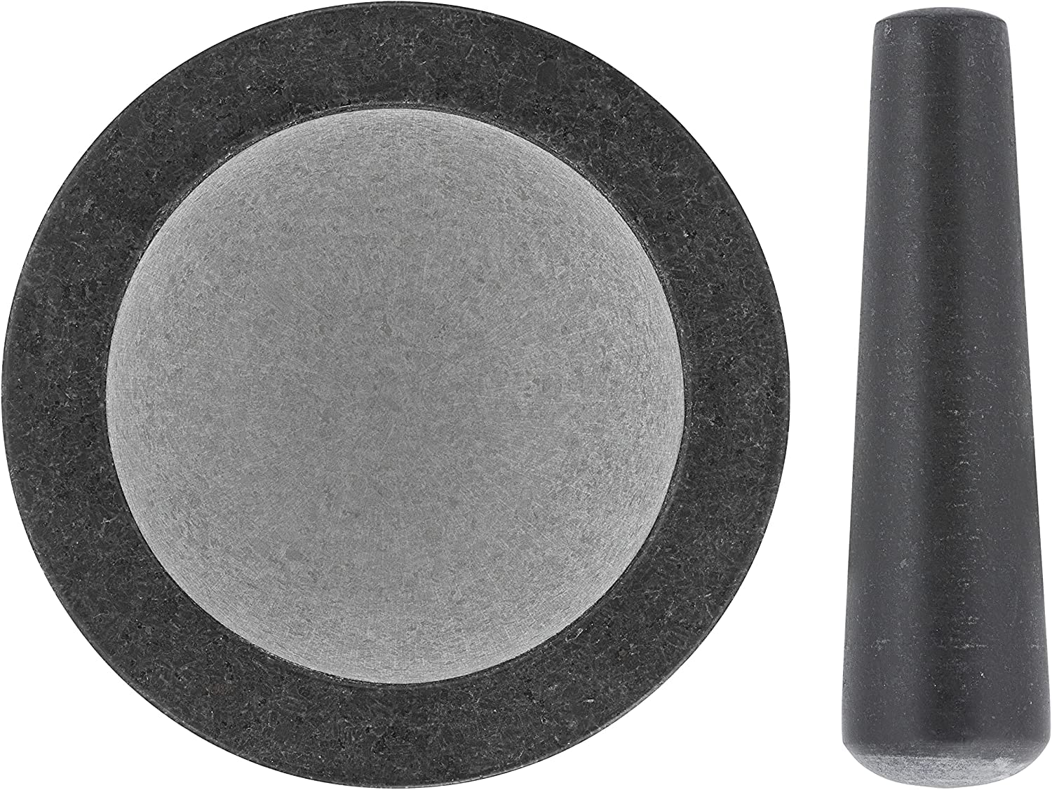 Jamie Oliver by Tefal Mörser und Stößel aus Granit, 14,5 cm Durchmesser, Kräuter und Gewürze zerkleinern, einfache Reinigung, K1823155